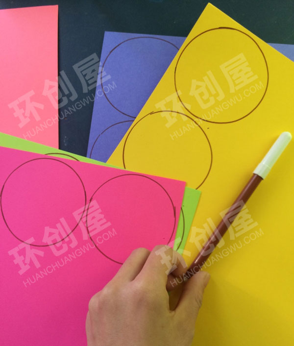 幼儿园自制花球吊挂饰图片