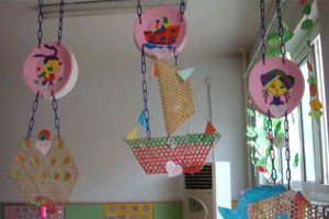 幼儿园屋顶吊挂饰图片5张