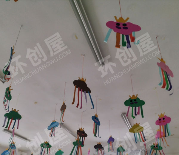 幼儿园美丽的吊挂饰图片