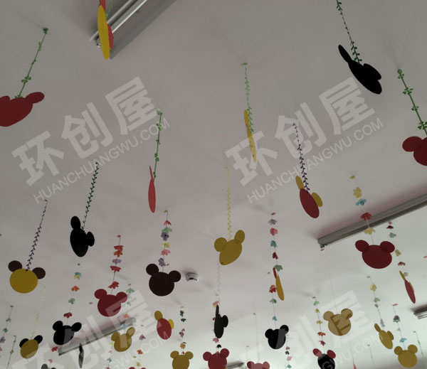 幼儿园美丽的吊挂饰图片