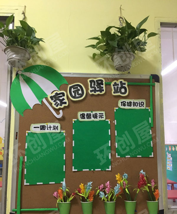 幼儿园春天家园联系栏图片