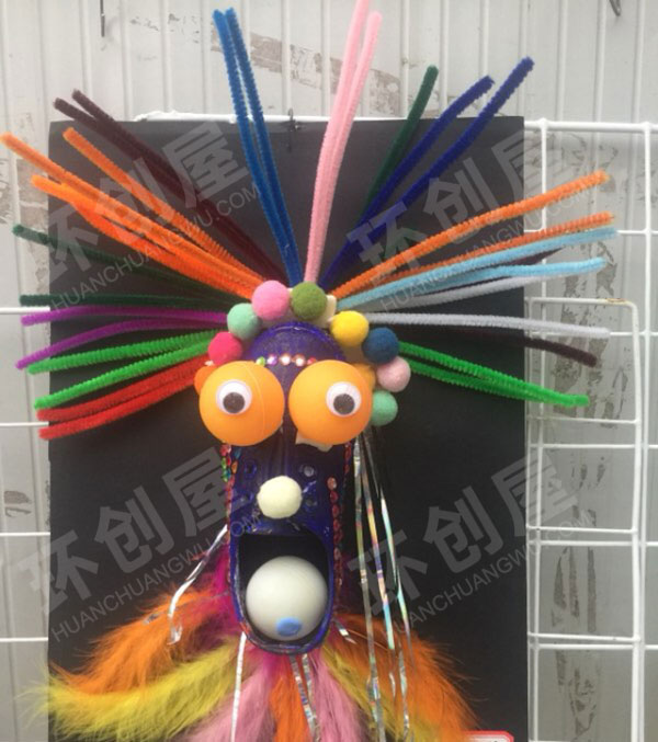 幼儿园作品展示鞋子大变身图片