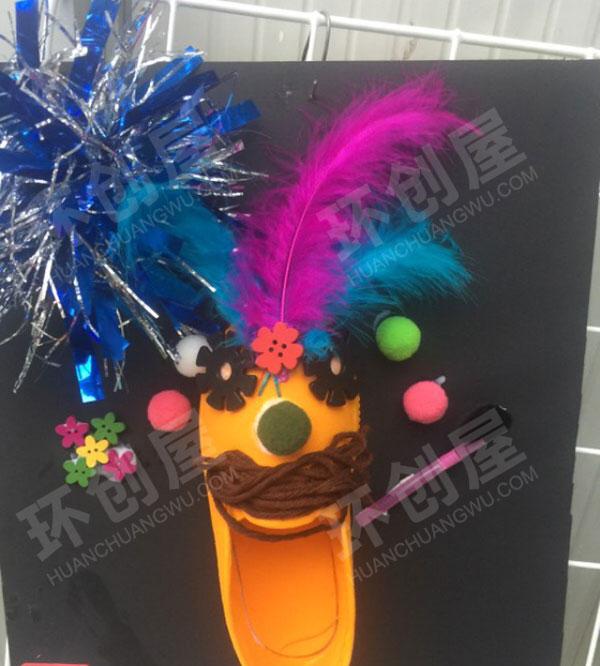 幼儿园作品展示鞋子大变身图片