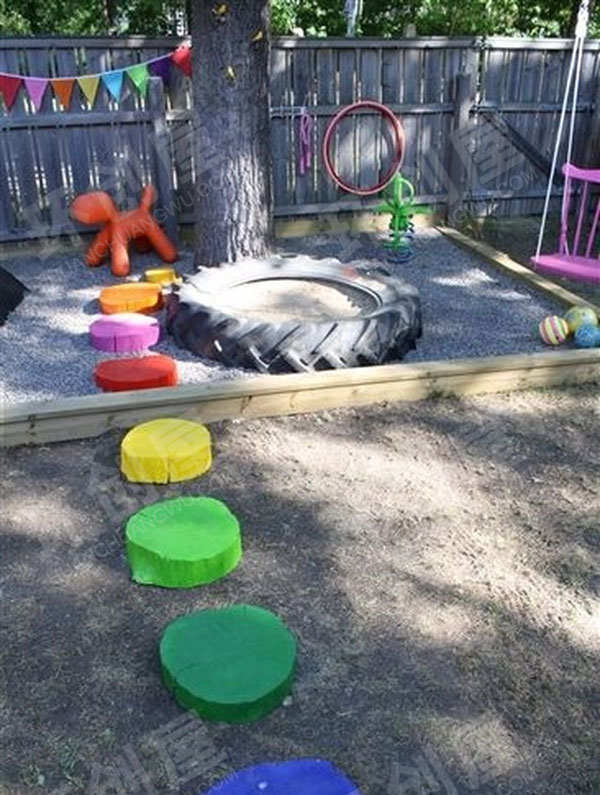 幼儿园户外活动场所搭建图片
