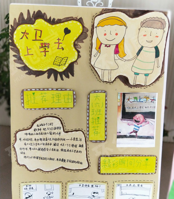 幼儿园好书推荐阅读区环创图片