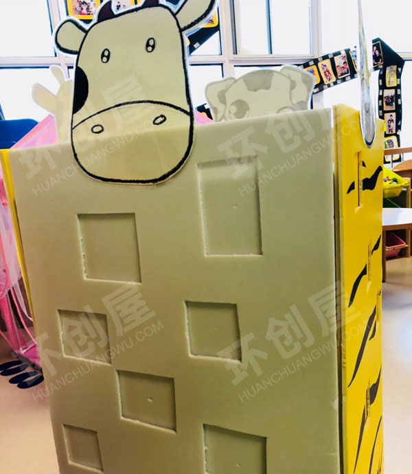 幼儿园科学区动物花花衣图片