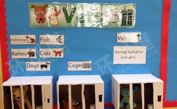 幼儿园角色游戏宠物店图片