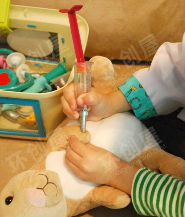幼儿园角色游戏宠物医院图片