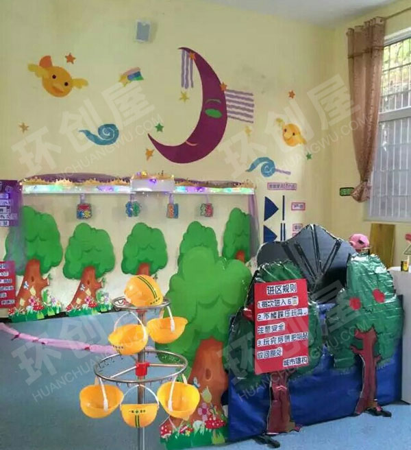 幼儿园表演区服装装饰图片