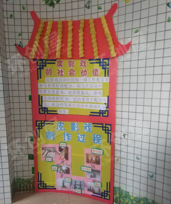 幼儿园表演区皮影区域图片