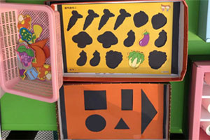 幼儿园益智区自制桌面玩具环创图片12张