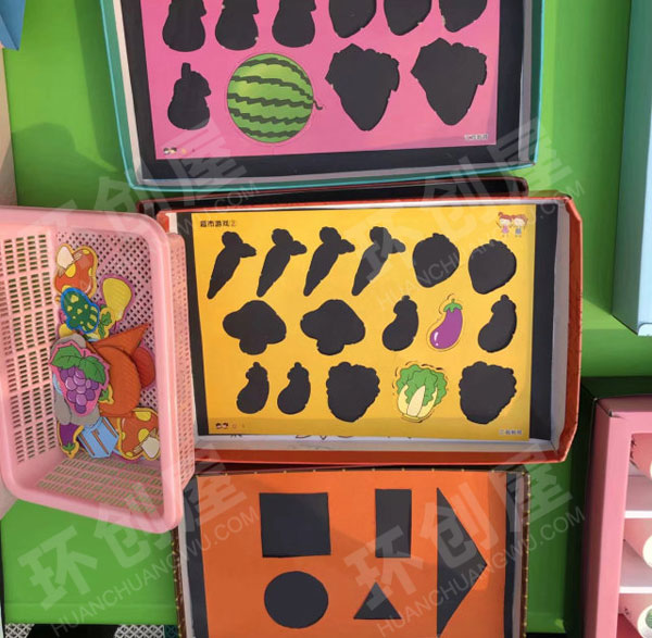 幼儿园益智区自制桌面玩具环创图片