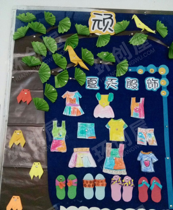 幼儿园夏季主题墙环创图片
