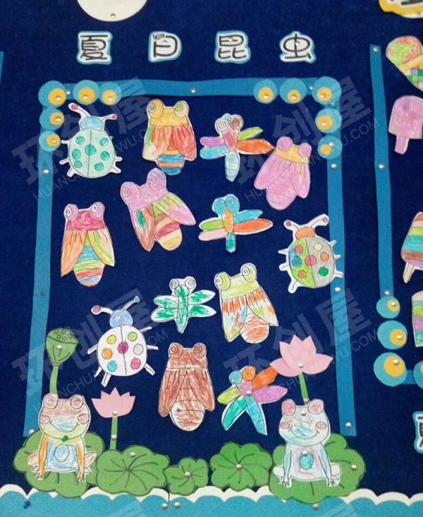 幼儿园夏季主题墙环创图片