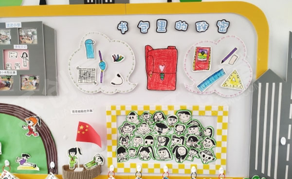 幼儿园我要上小学主题墙图片