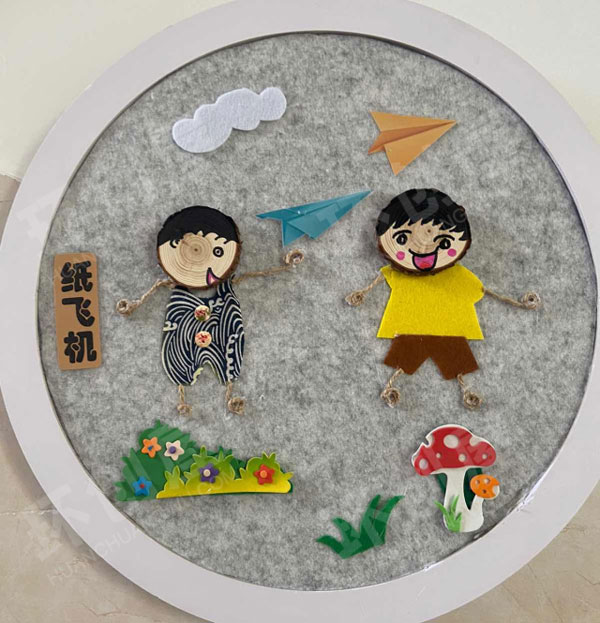 幼儿园墙面布置传统民间游戏图片