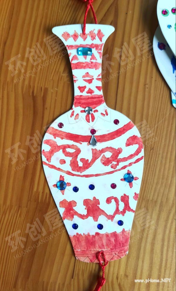 幼儿园青花瓷挂饰图片