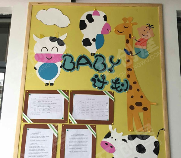 幼儿园卡通家园联系栏图片