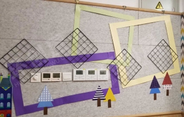 幼儿园作品展示墙图片