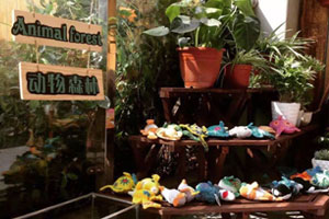 幼儿园植物部落户外环创图片5张