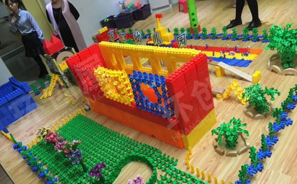 幼儿园教师建构技能大比拼图片