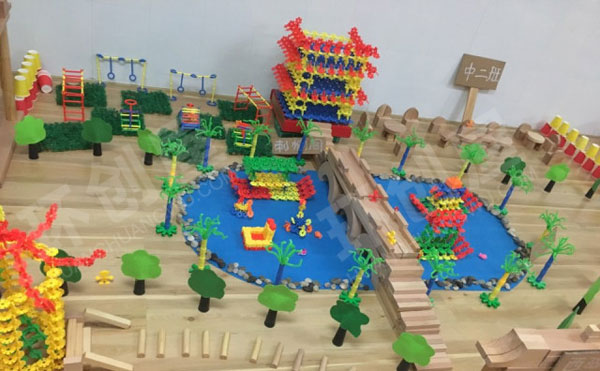 幼儿园教师建构技能大比拼图片