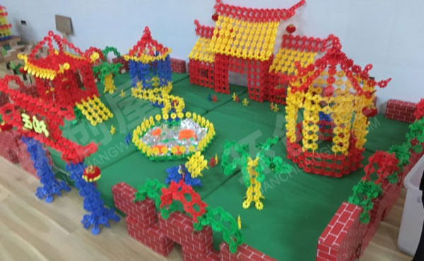 幼儿园教师建构技能大比拼图片