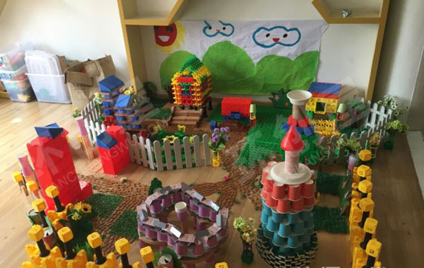 幼儿园教师建构技能大比拼图片