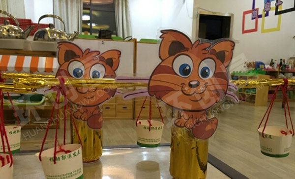 幼儿园环创益智区自制玩教具图片