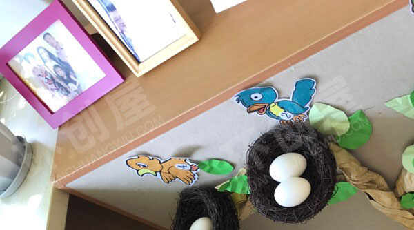 幼儿园益智区小鸟找蛋图片