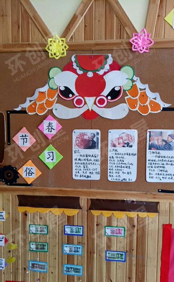幼儿园环创新年主题墙图片