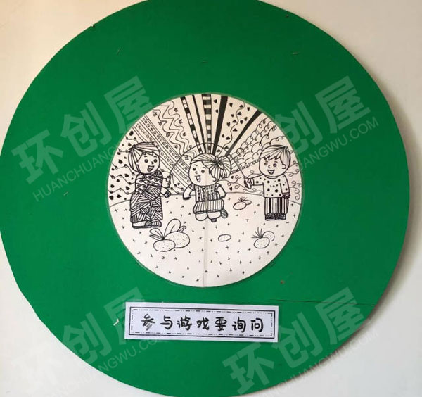 幼儿园环创礼仪墙饰图片