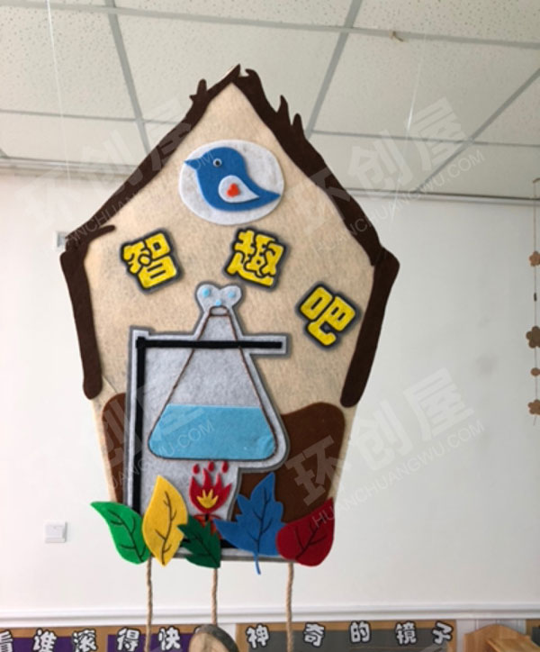 幼儿园区域挂牌吊饰环创图片