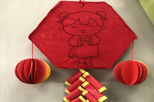 幼儿园新年手工制作挂件图片5张