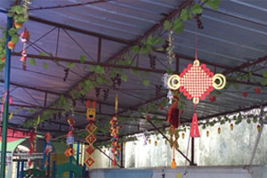 幼儿园新年挂饰作品图片5张