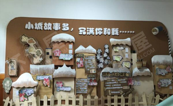 幼儿园门厅及角落装饰图片