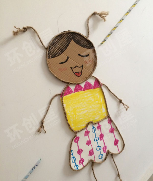 幼儿园走廊环创卡通小人图片