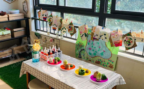 幼儿园走廊蔬菜主题环创图片