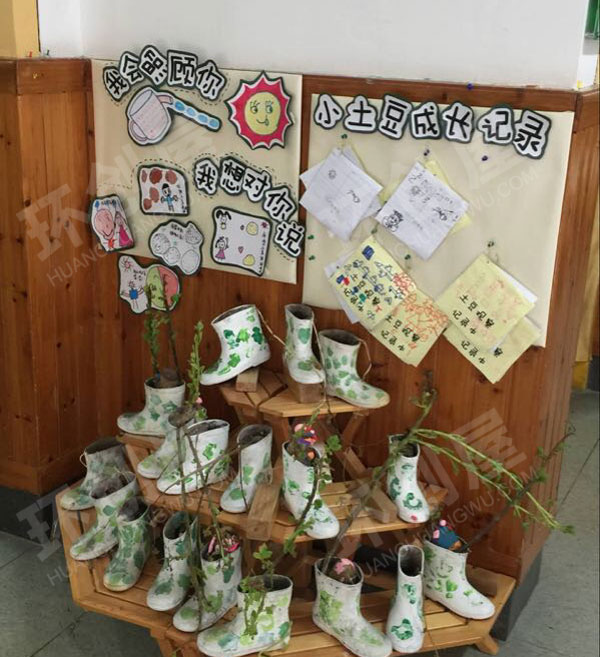 幼儿园门厅及角落装饰图片