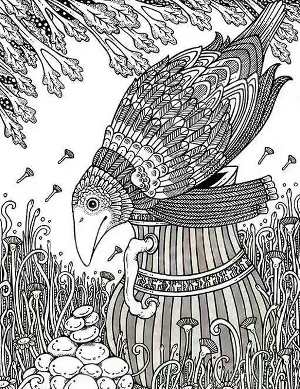 幼儿园线描画作品展示图片