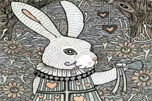 幼儿园线描画作品展示图片7张