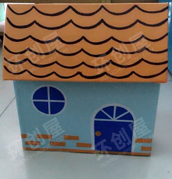 幼儿园建构区自制楼房图片
