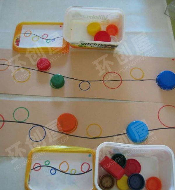 幼儿园益智区废物利用制作区域材料图片