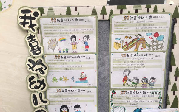 幼儿园我上幼儿园主题墙图片