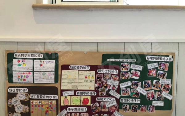 幼儿园墙面布置香香甜甜的水果图片