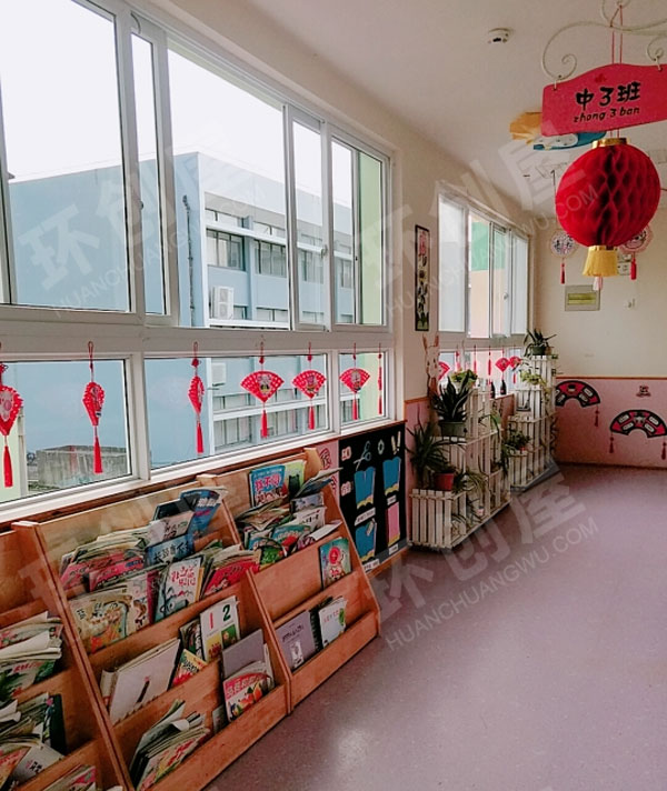 幼儿园挂饰手工扇子图片