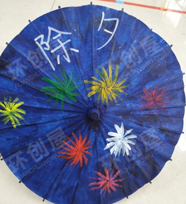 幼儿园节日纸伞挂饰图片