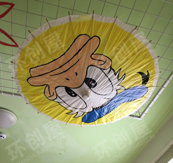 幼儿园伞画挂吊饰图片