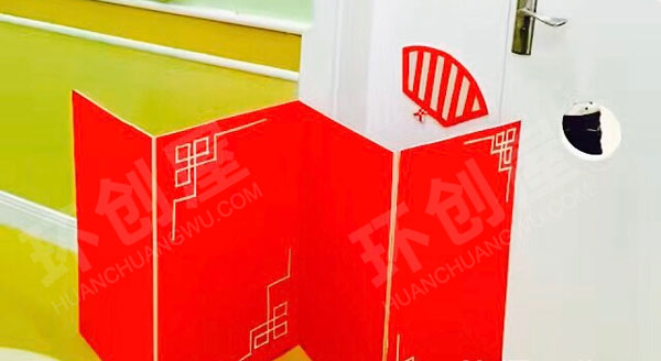 幼儿园中国传统文化门窗环创图片