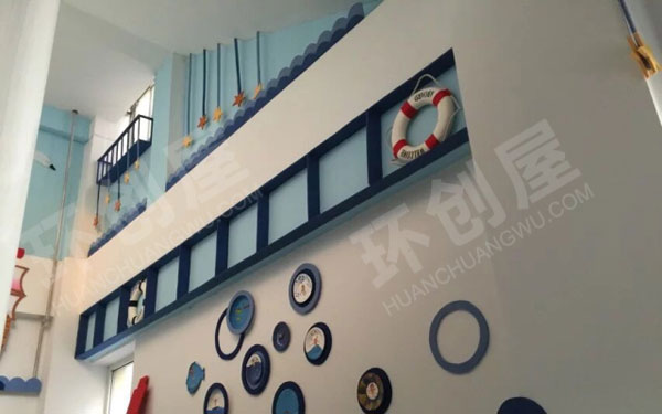 幼儿园海洋风走廊环创图片